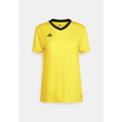 Image of adidas Performance Entrada Sports Tshirt, Men&#039;s, Size: Small, Team yellow/black