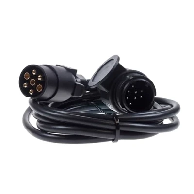 Image of Maypole 3 m 7 To 8 Pin Conversion Lead Plug (13 Type) Plug, for Trailer Lighting