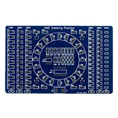 Image of Sujurio Rotating LED SMD NE555 Soldering Practice Board DIY Kit Fanny Skill Training Electronic PCB Module Suit