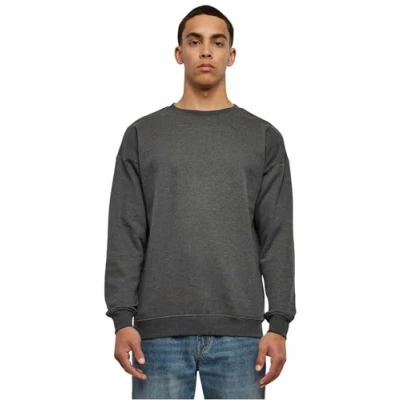 Image of Urban Classics Crewneck Sweatshirt, Men&#039;s, Size: XXL, Grey