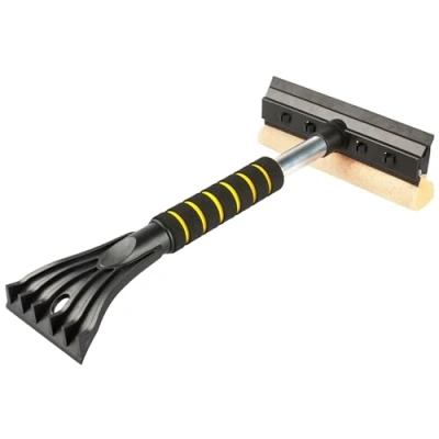 Image of Walser 2 in 1 Windscreen Cleaner and Ice Scraper, Robust Car 40 x 20 cm, Cleaning Tool with Rubber Lip Sponge