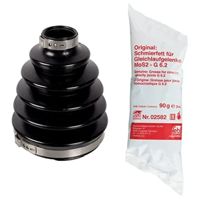 Image of 4H0407285A, 4H0407285AS1, 8K0498203C, 8K0498203CSK1 CV Boot FEBI BILSTEIN 172880 Front Axle Left, Right, Wheel Side Thermoplast
