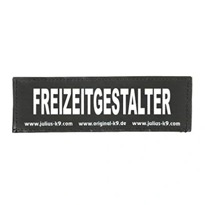 Image of Interchangeable Patches, 1 pair, FREIZEITGESTALTER, Size: Small, Black