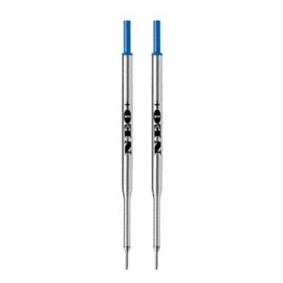 Image of NEO+ Set of 2 ballpoint pen refills compatible with PaperMate (BLUE INK)