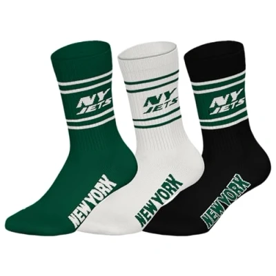 Image of NFL Unisex Ny Jets 3pk Crew Socks Sport (Pack of 3)
