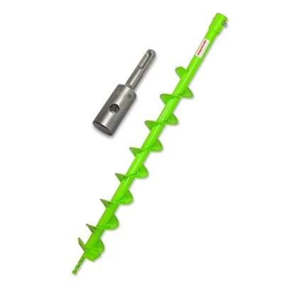 Image of WERHE Earth drill 80 mm with SDS Plus recording precise bit pile drills