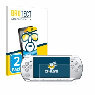 Image of brotect Screen Protector compatible with Sony PSP 2004 (2 Pack) HD Clear Protection Film