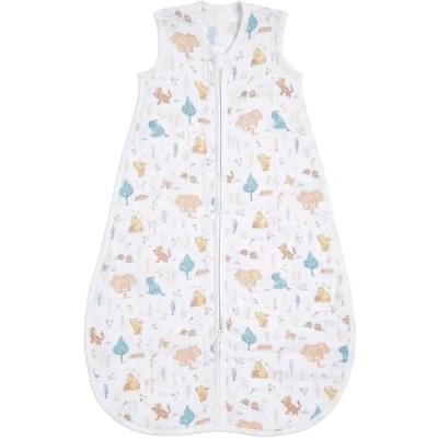 Image of aden + anais™ light sleeping bag 1TOG muslin winnie in the woods (0 6m) (The woods, 18 36 months)