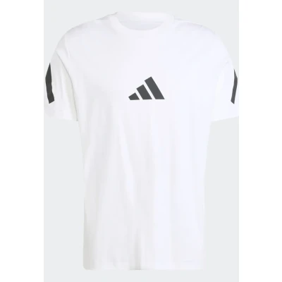 Image of adidas Sportswear Z.N.E. Print Tshirt, Men&#039;s, Size: XS, White