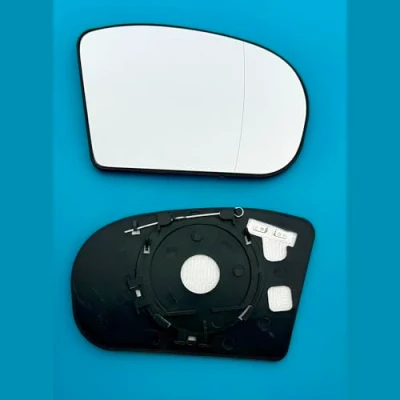 Image of Fits to MERCEDES C CLASSE(2000 2007) Heated Base Convex Wing Mirror Glass Right Hand Driver Side