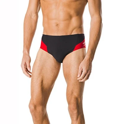 Image of Speedo Men&#039;s Swimsuit Brief Endurance+ Splice Team Colors