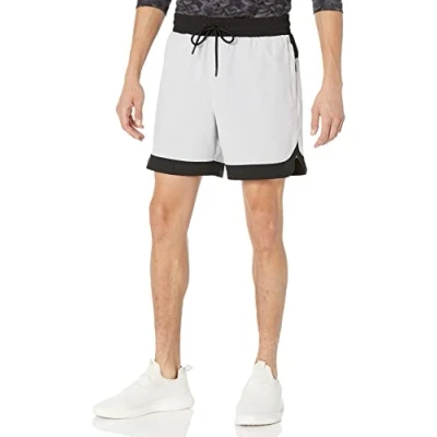 Image of Amazon Essentials Men&#039;s Active Stretch Woven Shorts, Light Grey, 6XL Plus