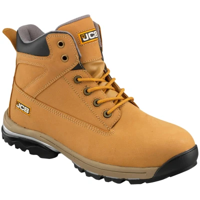 Image of JCB Men&#039;s Safety Boots Workmax Chukka Work Nubuck Durable and Protective Ideal for Environments Workwear Size 7 UK, 41 EU Beige