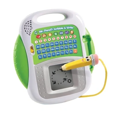 Image of LeapFrog 600803 Mr Pencil&#039;s Scribble and Write Interactive Learning Toy Educational Baby Letters, Numbers Shapes for Toddlers Kids, Boys Girls 3, 4, 5+ Year Olds