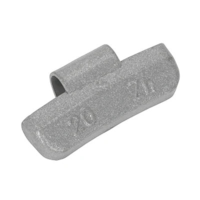Image of Sealey Wheel Weight 20g Hammer On Plastic Coated Zinc for Alloy Wheels Pack of 100