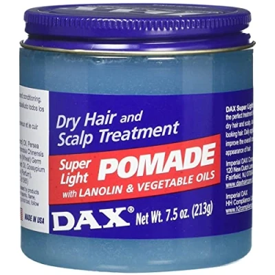 Image of DAX Super Light Pomade with Lanolin &amp; Vegetable Oils 214G