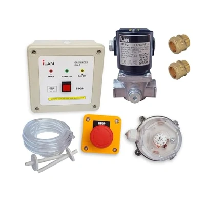 Image of iLAN Gas Interlock System Minder Kit, Complete Pack, Including Solenoid Valve 1/2&quot; (15mm)