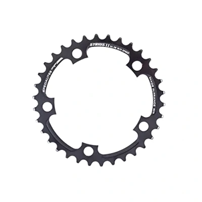 Image of Spécialités TA Syrius 110pcd 10/11 Speed Chainring, Black, Inner 38T