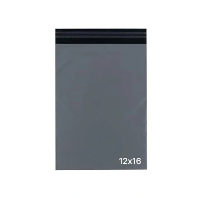 Image of delka Mailing Bags, Durable Grey Poly Mailer Tear Resistant Shipping Envelopes for Clothing, Documents, Strong Self Seal Adhesive, Waterproof &amp; Lightweight (12x16, 50PK)
