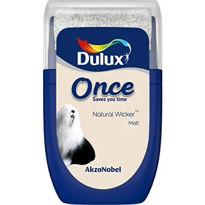 Image of Dulux Once Tester Paint Natural Wicker 30ML
