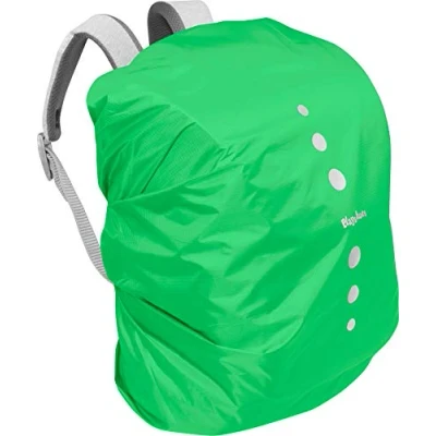 Image of Playshoes Unisex Kids Rain Cover for Backpack Luggage Children&#039;s Luggage, S, Green 29 green, Small