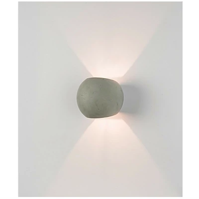 Image of Zambelis Wall light 180021, concrete, up/down, 13 cm wide