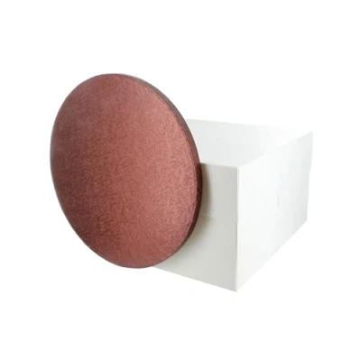 Image of Culpitt Brown Board &amp; Box Set 10&quot; White Cake Drum, And Board, Transport Combo