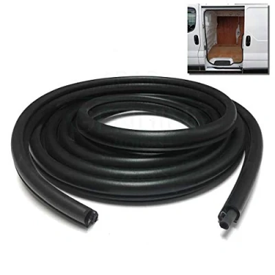 Image of Sliding Door Weatherstrip Rubber Seal Replacement for Trafic, Vivaro (2001 2014) 8200046749, Anthracite