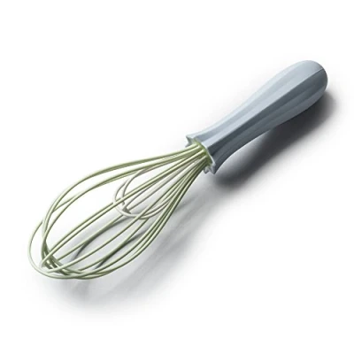 Image of Zeal L216B Silicone Stick Non Scratch Double Headed Balloon Whisk, Duck Egg Blue, 26 cm