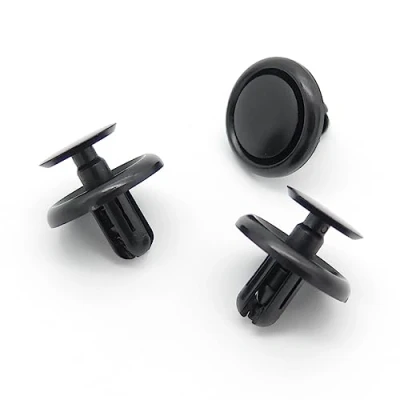 Image of VVO Fasteners Plastic Underbody Shields and Insulation Panel Fastener Clip, Black (Pack of 10)