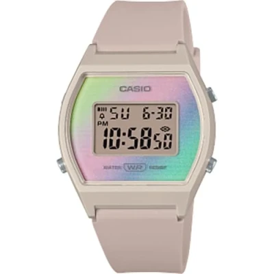 Image of Casio LW205H Digital watch, Women&#039;s, Size: One Size, Beige
