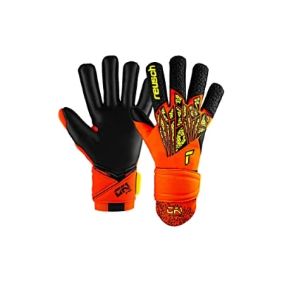 Image of Reusch GK1 Pro goalkeeper gloves with excellent grip and inner seam cut