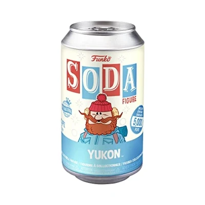 Image of Funko Vinyl SODA, Rudolph, Yukon, 1/6 Odds for Rare Chase Variant, Rudolph the Red,Nosed Reindeer, Collectable Figure, Gift Idea, Official Merchandise, Toys Kids &amp; Adults