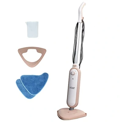 Image of Russell Hobbs RHSM1001BP G Steam &amp; Clean Mop in Blush Pink