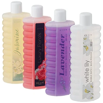 Image of 4 x Avon BUBBLE BATH 500ml VARIOUS SCENTS