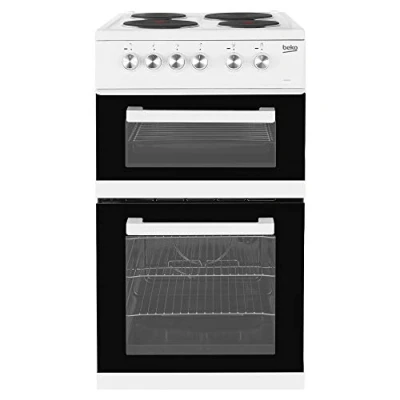 Image of Beko KD531AW 500mm Twin Cavity Electric Cooker Sealed Hob White