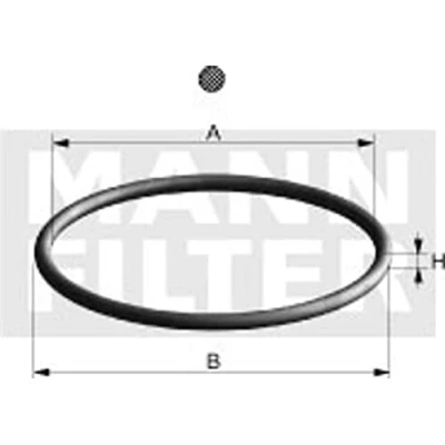 Image of 11421744001, 11427549573 Gaskets MANN FILTER DI 007 00 7mm BMW: 3 Coupe, Convertible, Z3 Roadster