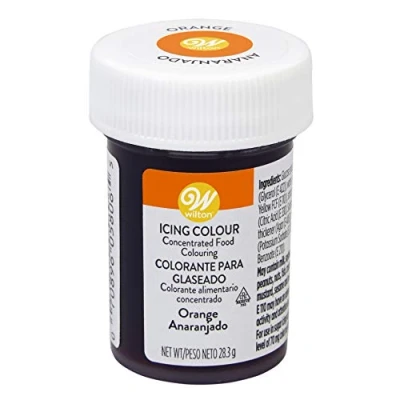 Image of Wilton Orange Gel Icing Colour, 28.3 g