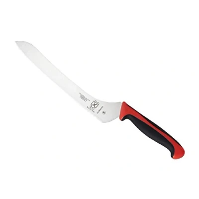Image of Mercer Culinary M23890RD Millennia Color Handle Cutlery Bread Knife, Stainless Steel, Red