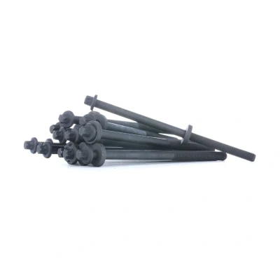 Image of 11127798532 Cylinder Head Bolt Kit ELRING 234.640 Male Torx BMW: 5 Touring, 3 Coupe, Touring
