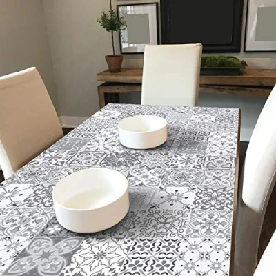 Image of Ambiance Sticker Self Adhesive Furniture and Tables Tile Stickers for Kitchen Living Room Decoration Virginio Pack of 24 10 x cm