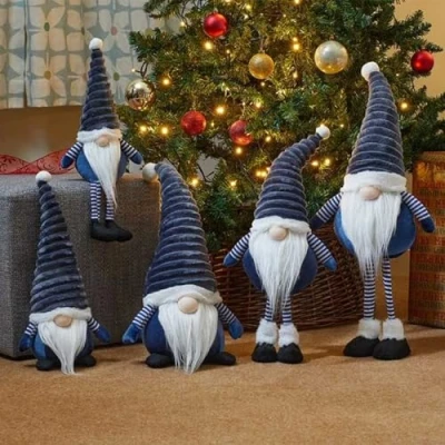 Image of Smart Garden Three Kings Seated GrooviKert Gonk Plush, Blue 44cm