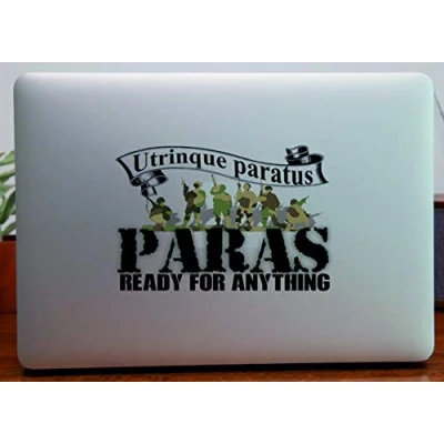 Image of Watershed Parachute Regiment Motto Bumper Sticker Paras Ready For Any Thing