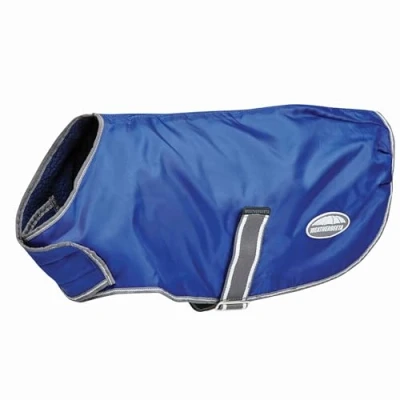 Image of WeatherBeeta ComFiTec Windbreaker Free Dog Coat, Dark Blue/Grey/White, 50cm