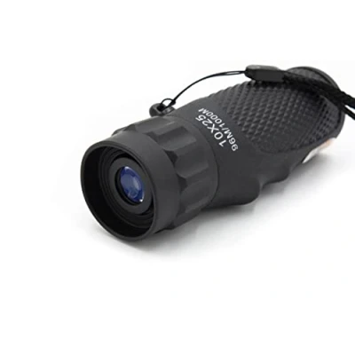 Image of Technaxx 10x25 Monocular TX 176 for Hiking, Hunting, Travelling, Bird watching, etc Compact Camping Accessory Everyone