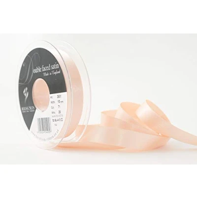Image of Berisfords Ribbon, Peach, 15 mm