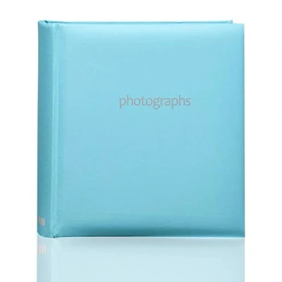 Image of Photo Album Slip In Case Book bound Memo for 200 Photos 6&#039;&#039; x 4&#039;&#039;/ 10x15 cm By Arpan (Blue)
