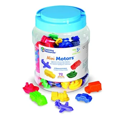 Image of Learning Resources Mini Motors Counters, set 0f 72