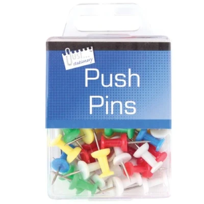 Image of Just stationery Push PINS, Multicolour, One Size