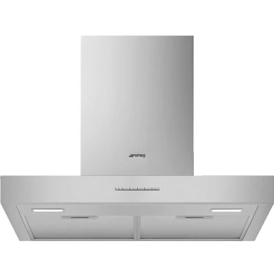 Image of Smeg 60cm Slimline Chimney Cooker Hood Stainless Steel